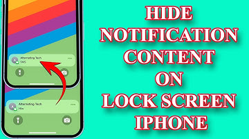 How to hide notification content on lock screen iphone 16