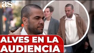 DANI ALVES acude a la AUDIENCIA de BARCELONA por primera vez