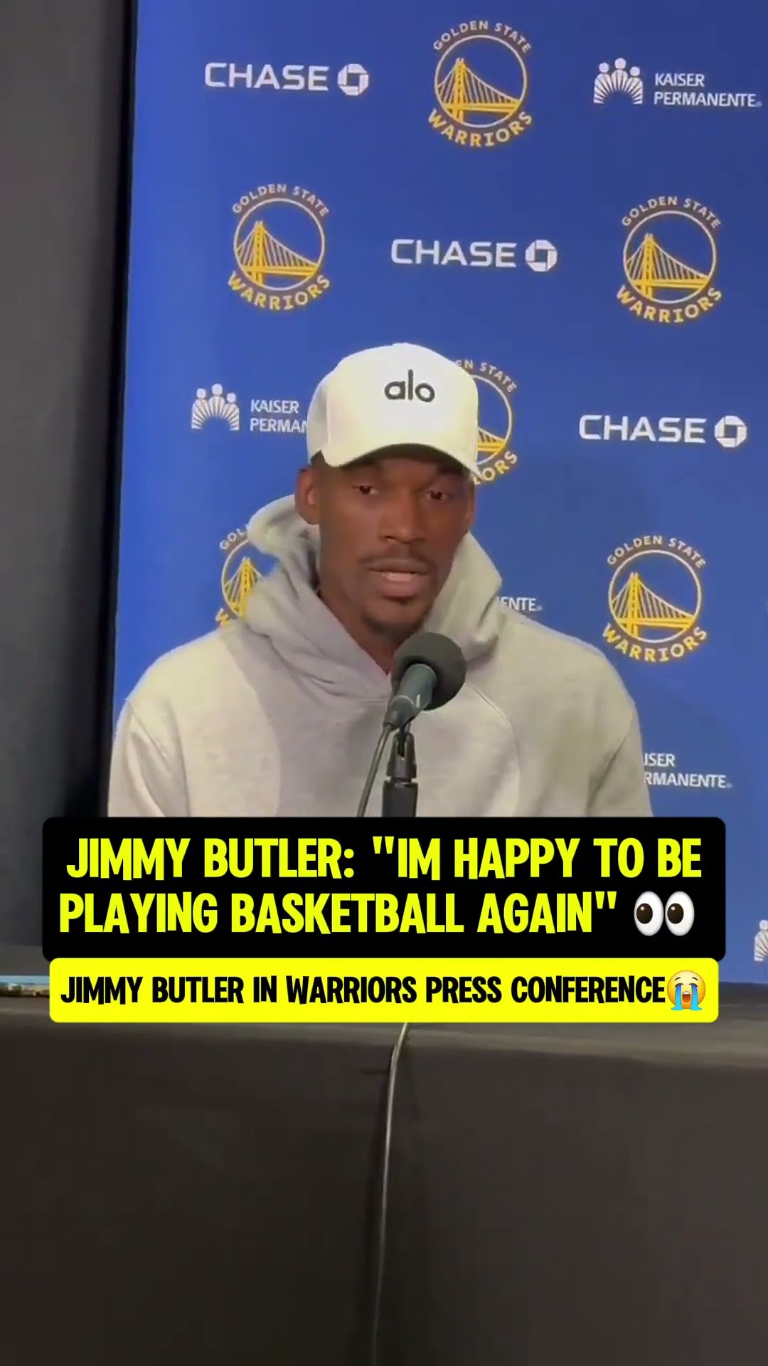 Jimmy throwing shade at intro presser?