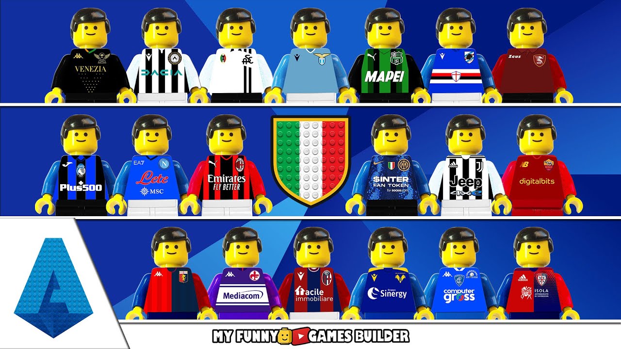 Serie A 2021 22 Preview Anteprima Serie A Tim 2022 In Lego Football Youtube