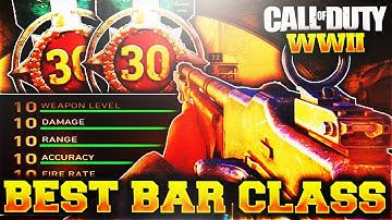 COD WW2 BEST BAR CLASS SETUP! WW2 BEST RIFLE CLASS.. (COD WW2 BEST TIPS, TRICKS, AND SETUPS)