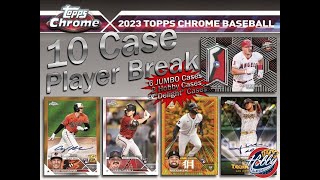 CASES 4+5 of 10 (DELIGHT+HOBBY) - 2023 Topps CHROME 10 Case (96 Box) Player Break eBay 09/11/23
