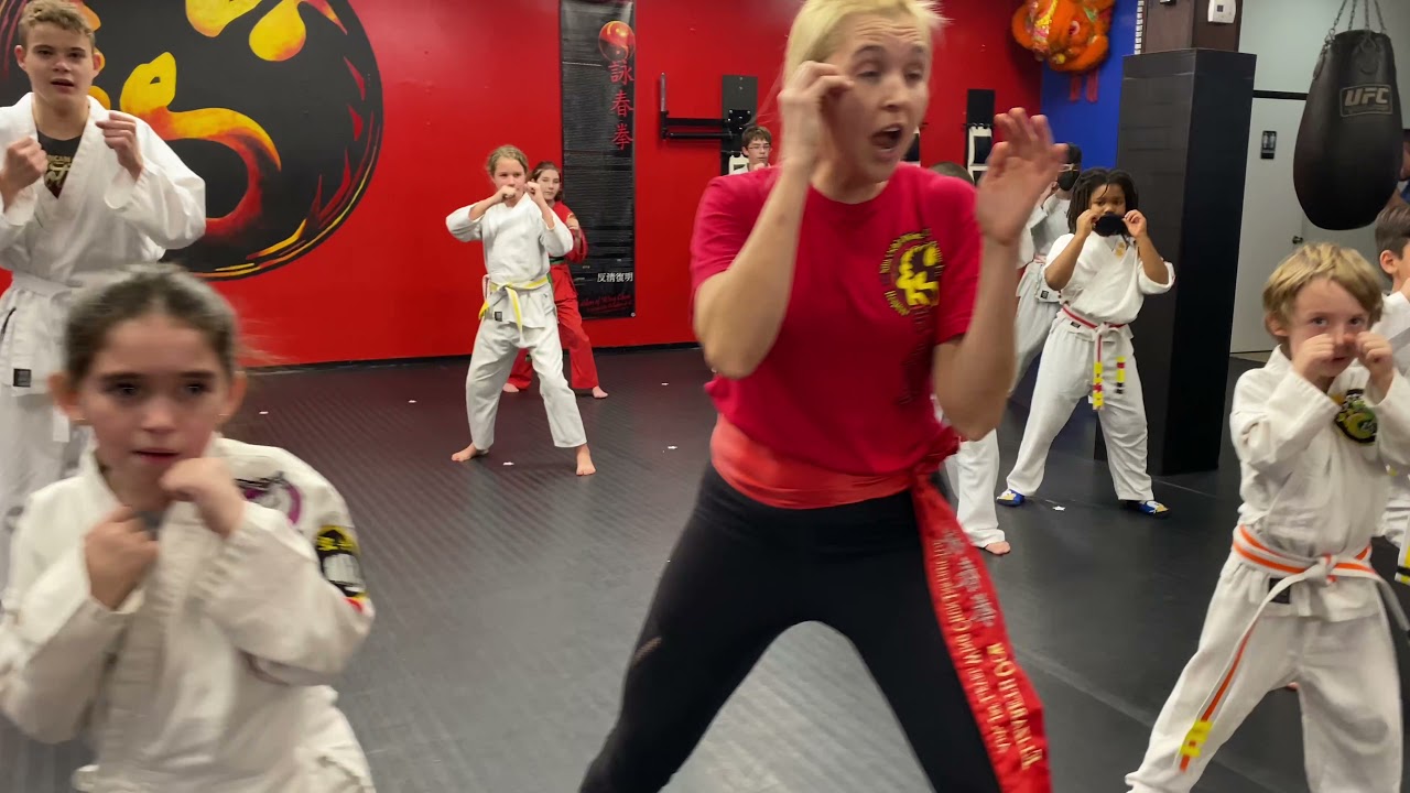 Kids Bully Defense| Palm Strike, Hammer Fist, Knee| Lakeland Fl, Sifu Och Wing Chu