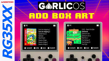 Anbernic RG35XX GarlicOS Box Art Images Setup Guide