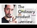 The Ordinary Skincare Products Review - Hyaluronic Acid, Retinoid, Peeling Solution ✖ James Welsh