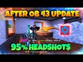 Best SetEdit Commands for OB43 Update | Get 95% Headshot Quickly