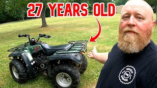 Fixing up a 27 year old Yamaha Kodiak ATV (Quad)