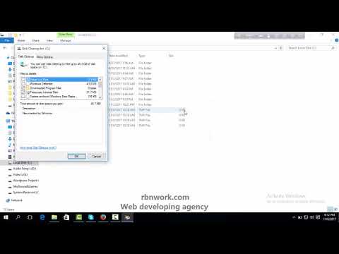 HOW TO DELETE .OLD WINDOWS FOLDER AND FILES(Easy Way) // RBN WORK //  WEB AGENCTY // 2018