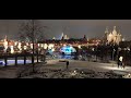 Новогодняя Москва 2021. Парк Зарядье. Парящий мост