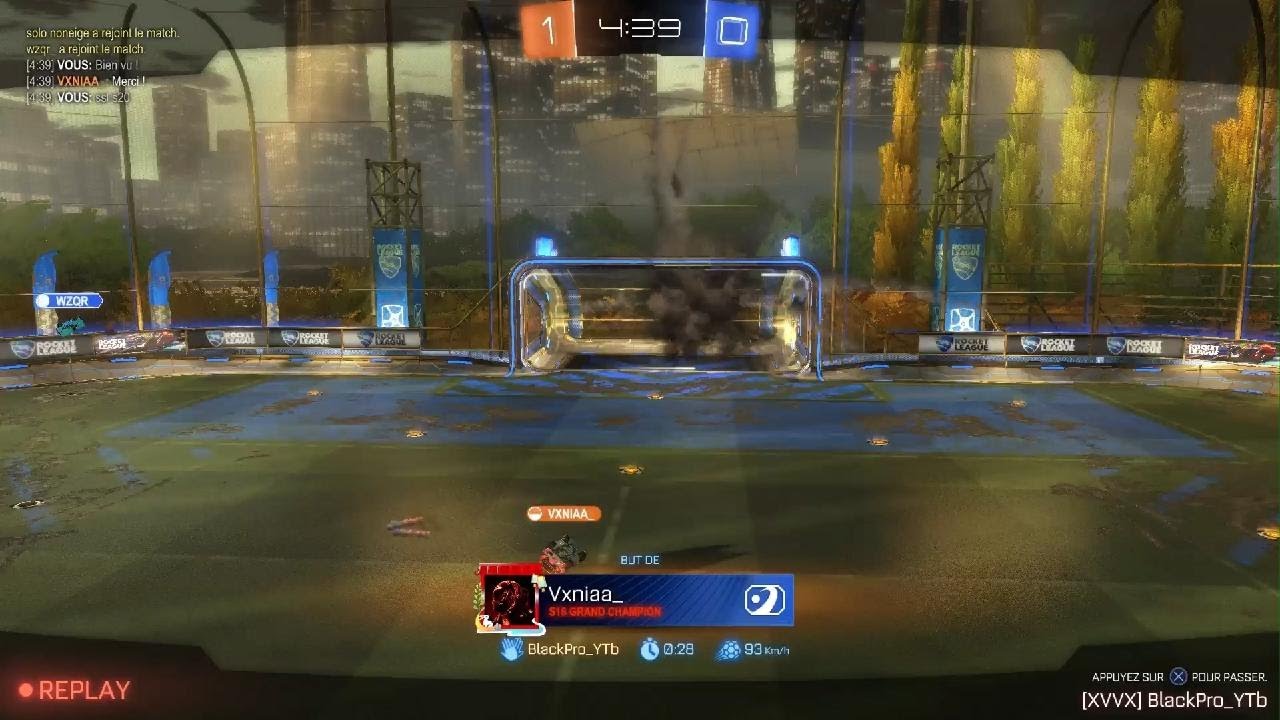 Rocket League 2v2 contre un 