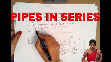 problem on pipes in series || fluid mechanics || etution