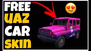 How To Get Free Uaz Skin In Pubg Mobile | Free Jeep Skin In Pubg | Free Uaz Vehicle Skin In Pubg