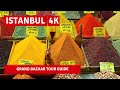 Istanbul City Walking Tour |Grand Bazaar Tour Guide(Kapalı Çarşı)| 19 Feb 2021 |4k UHD 60fps|