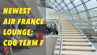 Lounge: Newest Air France Lounge! Top 10 airport lounges.