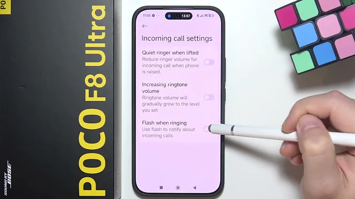 Poco F8 Ultra: How to Turn On Flashlight Notifications for Calls