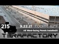 Tesla Terafactory Texas Update #215 in 4K: All West-facing Panels Installed 09/22/21 (7:00pm | 82°F)