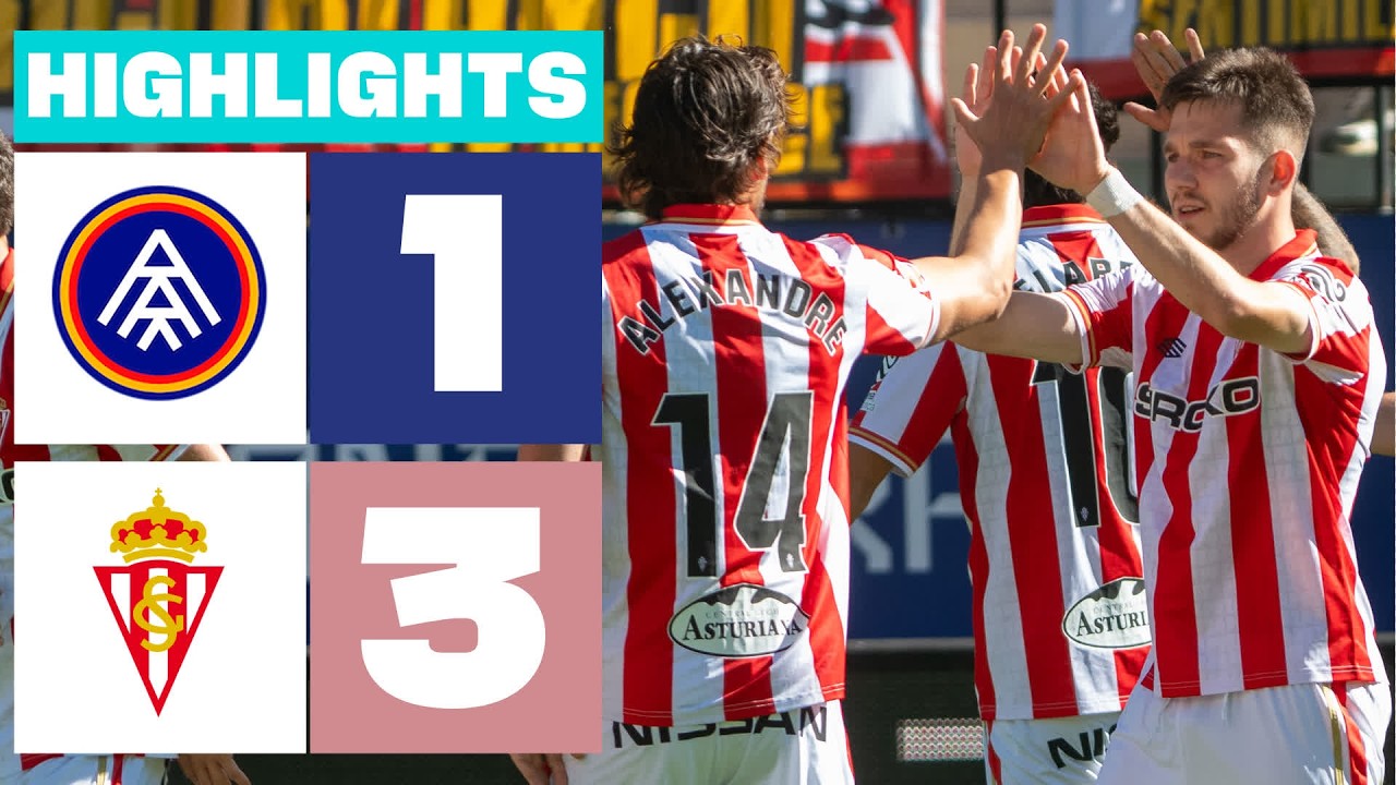 FC ANDORRA 1 - 3 REAL SPORTING | RESUMEN LALIGA HYPERMOTION