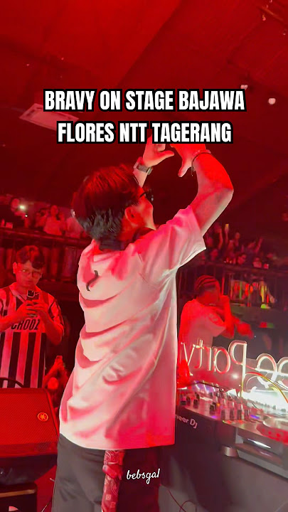 Bravy on stage bajawa flores ntt tangerang #mraloy #aloy #yb