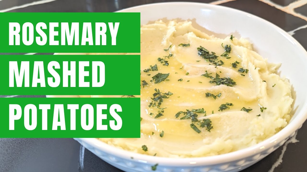 Garlic and Rosemary Potato Puree Recipe (With Video)