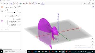 General Surface of revolution wih geogebra and minimal surface with mathematica plot