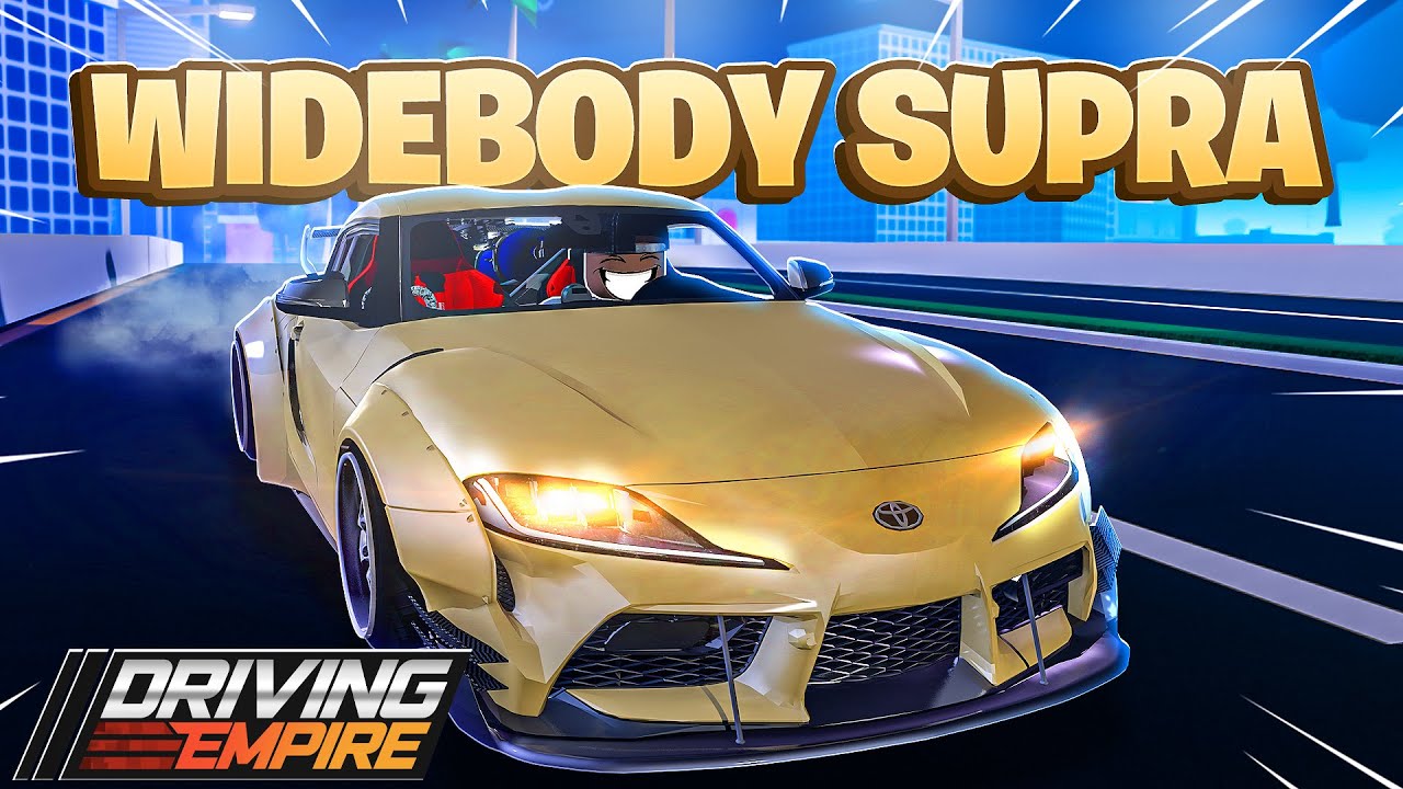 BUILDING a PANDEM A90 SUPRA KIT in Roblox Driving Empire