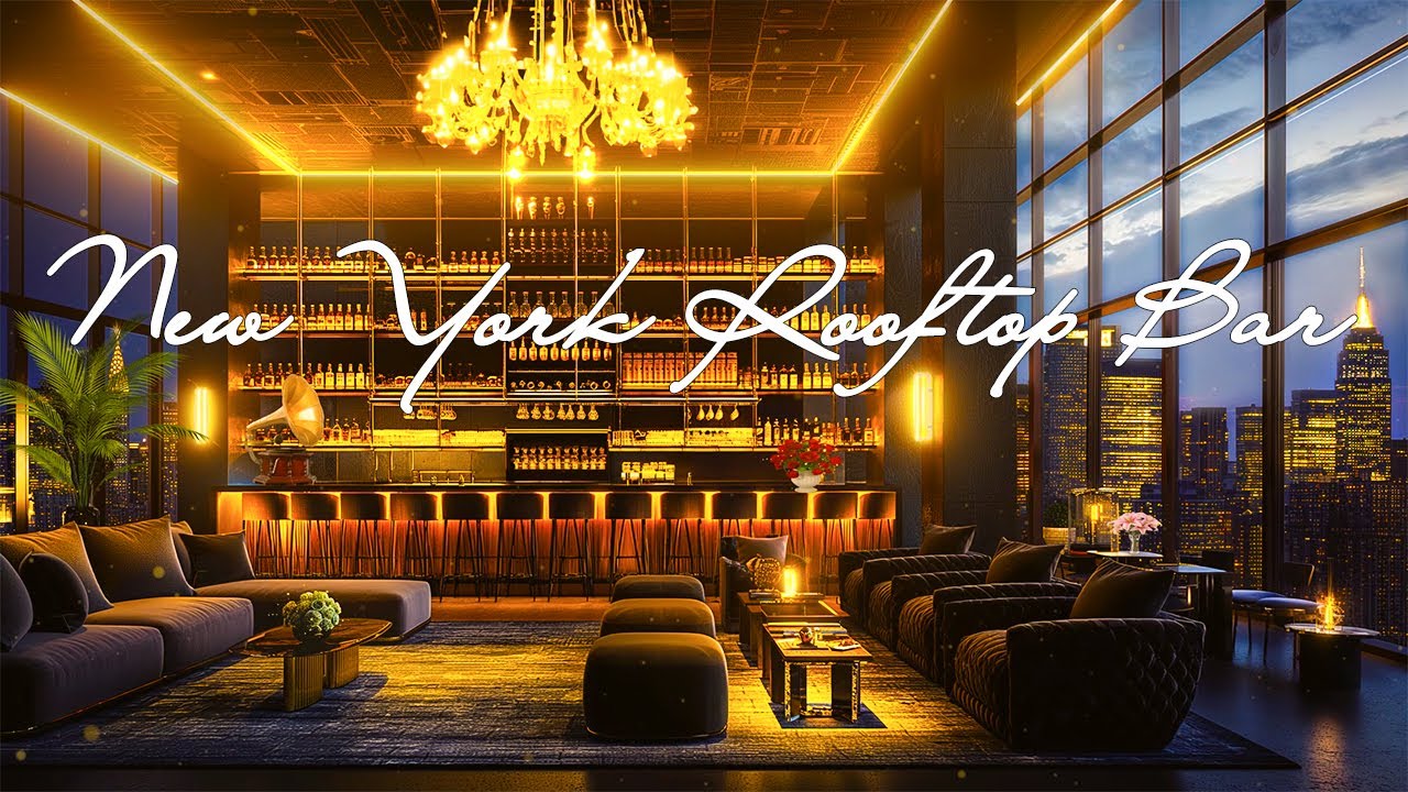 New York Jazz Lounge | Elegant Jazz Saxophone Music in Cozy Bar ...