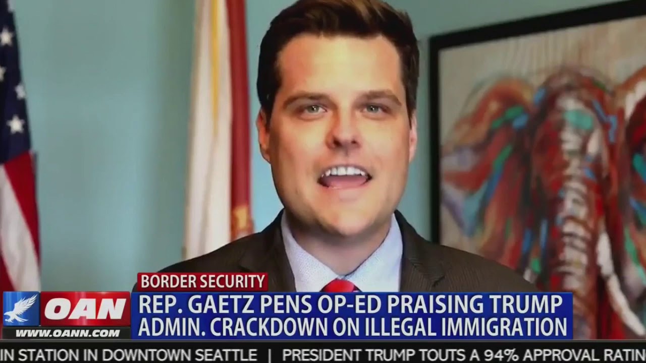 President Trump Tweets Gaetz Op-ed