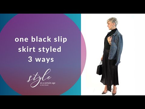 black dress with a side split