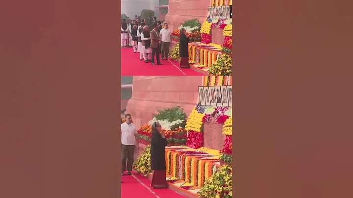 Sonia Gandhi Ji Tribute to 2001 Parliament attack heroes 🙏