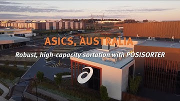 ASICS Australia :  Robust, high capacity sortation with POSISORTER