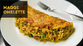 Maggi Omelet |मैगी और अंडे का झटपट नाश्ता by Nothing But Kitchen #Shorts