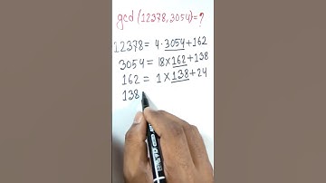 Find G.C.D using Euclidian Algorithm || @RabiulAwalBhuiyan