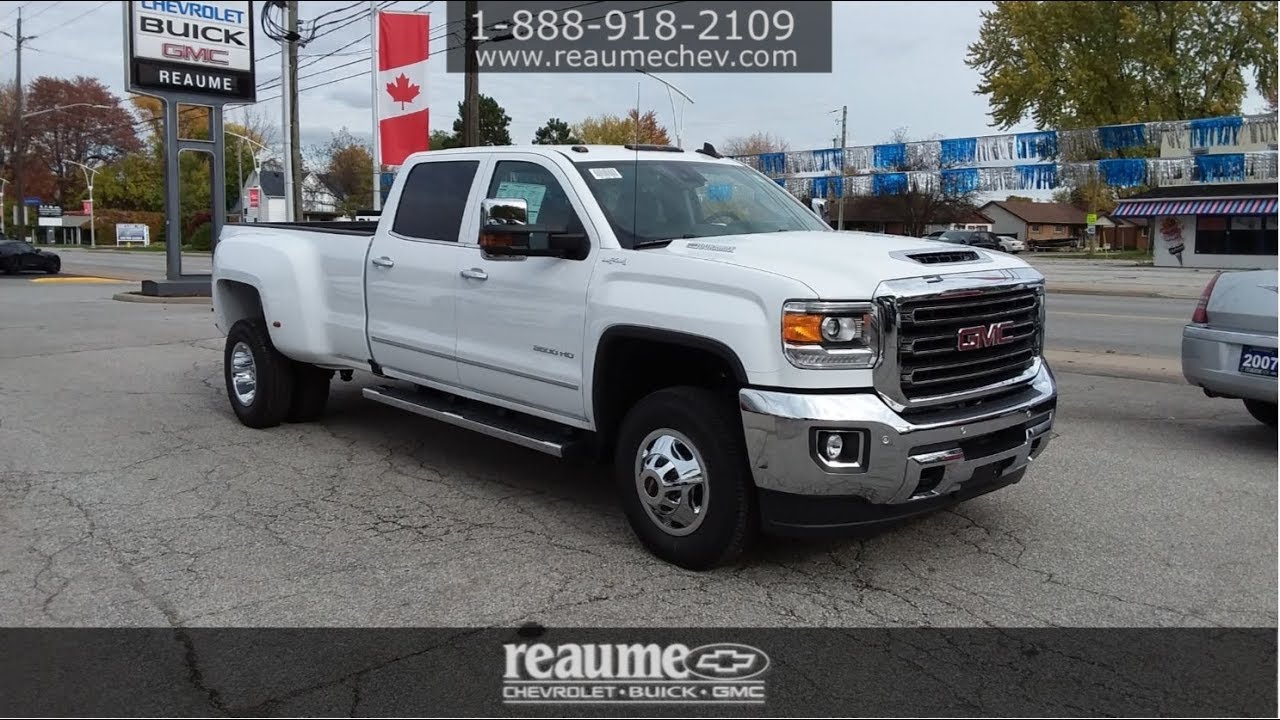 Reaumechev New 2018 Gmc Sierra 3500hd Slt 4x4 18 0221 Youtube