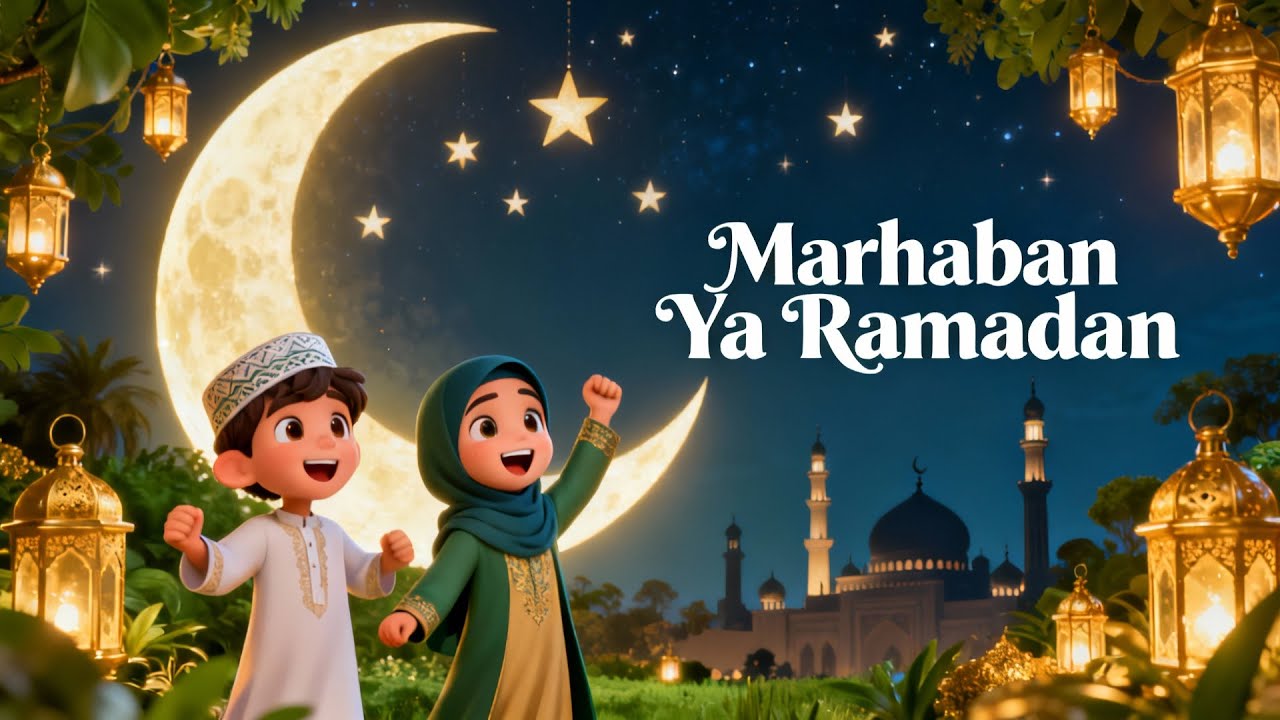 Marhaban Ya Ramadan - Lagu Anak Islami Terbaru 2026 3D Animasi