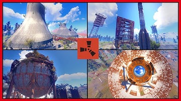 Rust Academy: GUIDE TO EVERY RADTOWN/DUNGEON/MONUMENT