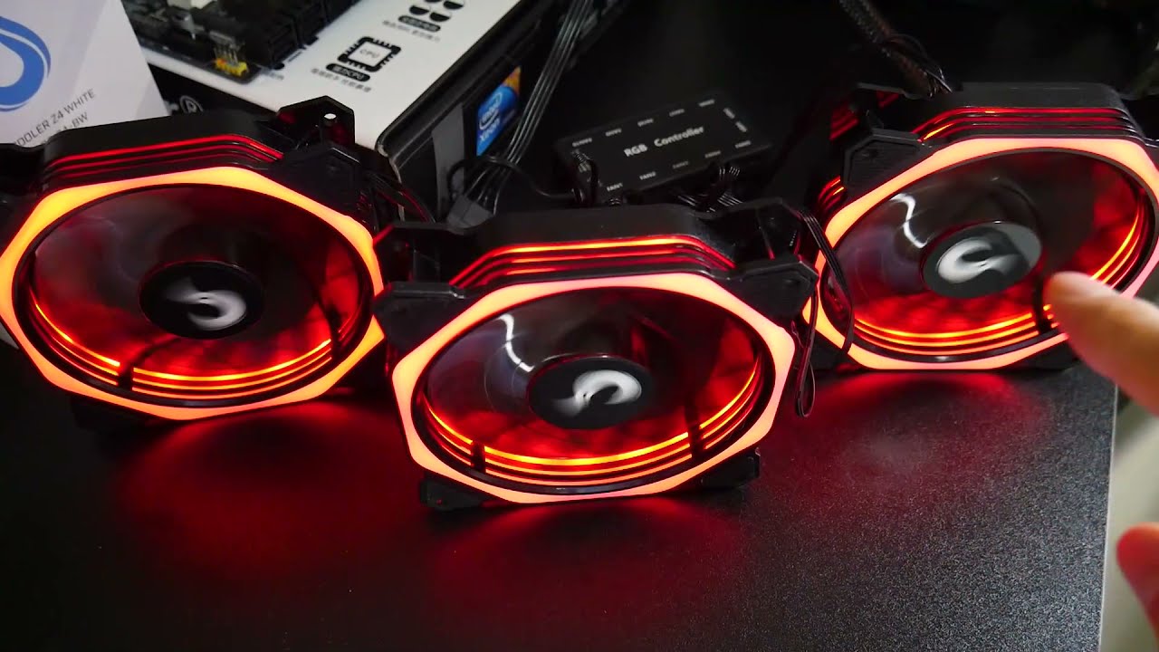 Kit Cooler Fan Gamer Rise Mode RGB Aura RMAU02RGB YouTube