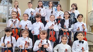 Üzeyir Hacıbəyli. Şəki  4 nömreli Uşaq Musiqi Məktəbi #konsert  #violina #skripka #ansambl