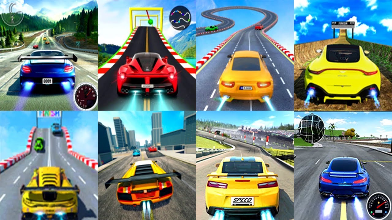 Jogos de Carros - Impossible GT Car Racing Stunts Cap. 2 - Faixas