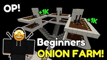 OP Beginners Onion Farm! - Roblox Islands