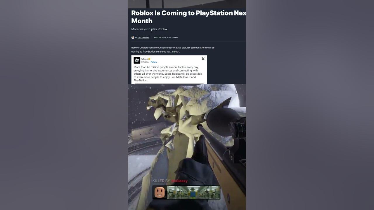 Roblox Announced for PS5 & PS4; Coming Next Month