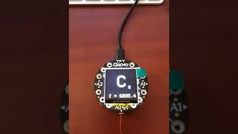Adafruit Circuit Python Bluetooth Frequency Detector