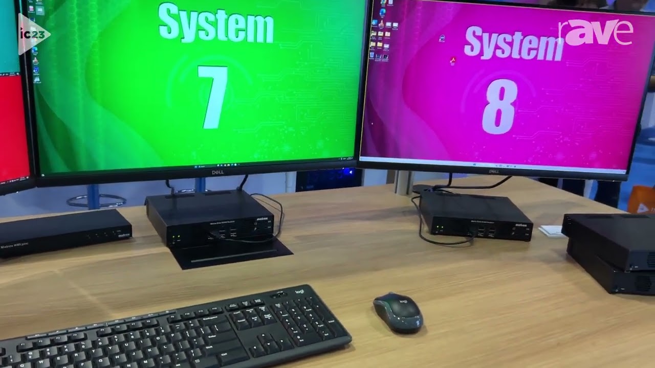 InfoComm 2023: Matrox Video Demos IP KVM Control Room Collaboration