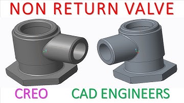 MERGE/INHERITANCE (NON RETURN VALVE ) IN CREO PARAMETRIC 3.0