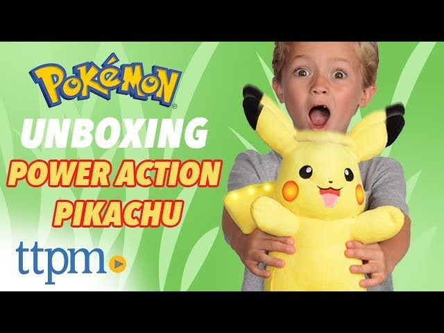 Pokémon Power Action Pikachu - Peluche interactive