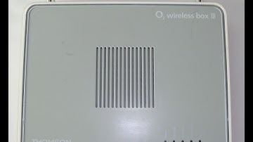 O2 Wireless Box III/TG585n as WLAN AP using Configuration Wizard