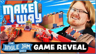 Ultimate Chicken Horse + Micro Machines = Make Way! | Jingle Jam Game Reveal