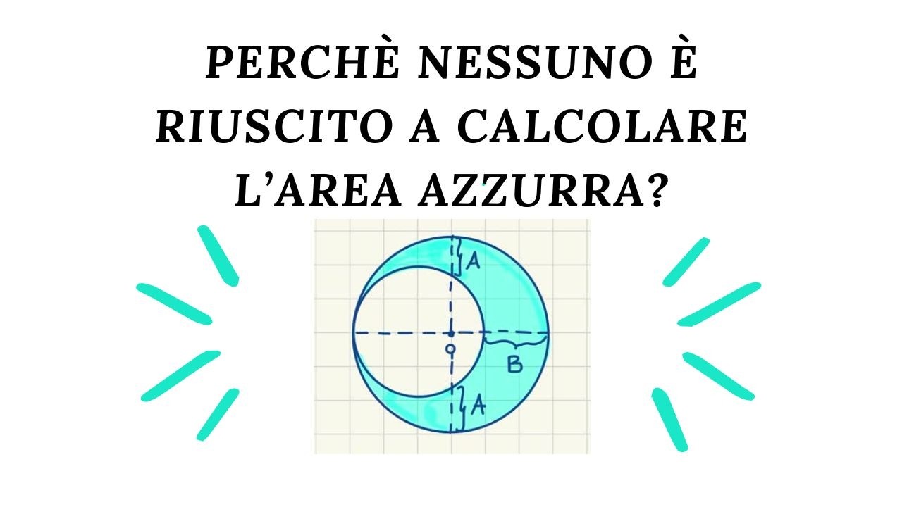 Il problema che tutti hanno sbagliato... - Calcola l'area compresa fra due circonferenze