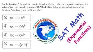 Exponential Function Secrets That Will Boost Your SAT Math Score