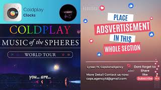 Lyreec World Tour 2023 Coldplay - Clocks Music Lyrics