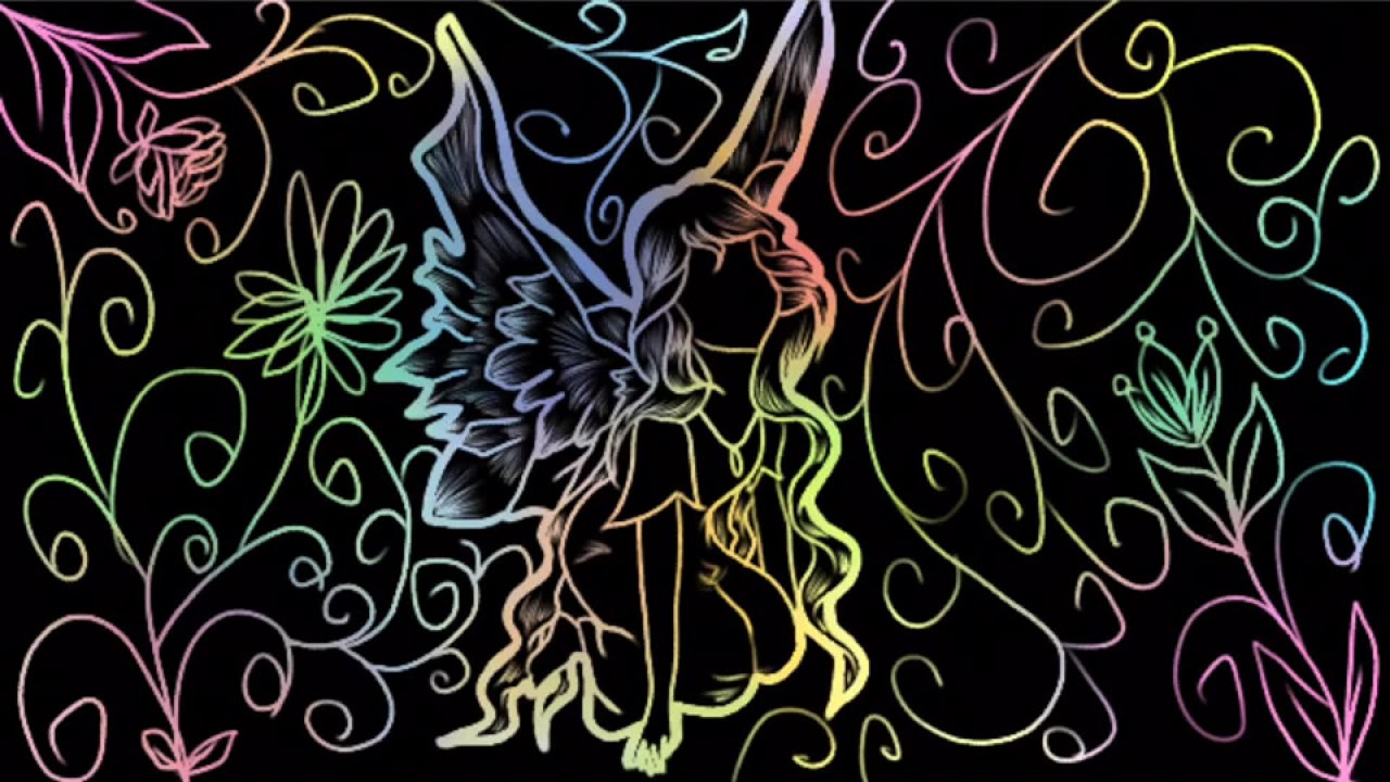 スクラッチアート イラストメイキング Youtube